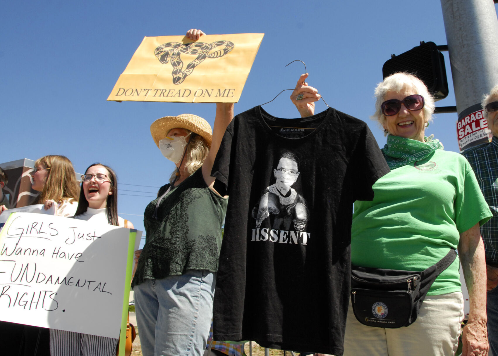 Demonstrators protest for reproductive rights in Hamilton | Local news Rally 3